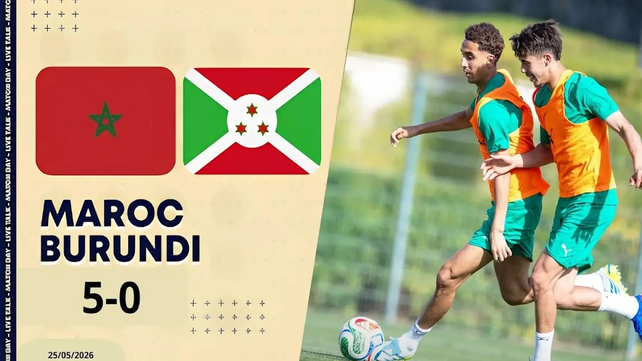 المغرب يحقق فوزًا ساحقًا على بوروندي بخماسية في مباراة ودية